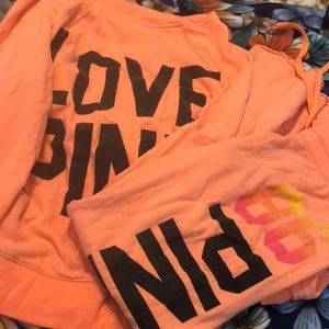 VS pink sweat suit
